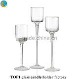 Different Sized Mason Jars Stemmed Glass Votive Candle Holders Wedding