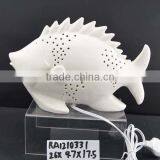 Hot Sale Fish Shape Ceramic Decoration Lamp for Home thumbnail-1
