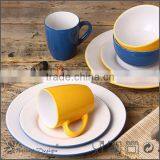 18pcs Two-tone Color Ceramic Dinner Set thumbnail-5