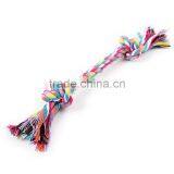 Small Spot Wholesale Selling Pet Dog Rope Toys 16cm Double Knot Woven Cotton Rope Molar Tooth thumbnail-4