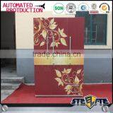 Indian Bedroom Wardrobe Designs 3 Door Steel Wardrobe Cabinet With Lock thumbnail-1