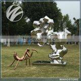Modern Stainless Steel Garden Abstract Metal Sculpture thumbnail-2