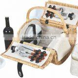 Wholesale Made in China Mini Portable Handmade Wicker Fast Food Willow Basket thumbnail-5