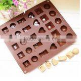 Christmas Chocolate Molds,Fancy Silicone Cake Mold 30 Cavity Multi Shaped Candy Jelly Ice thumbnail-5