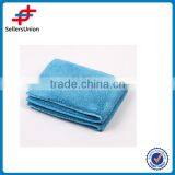 Wholesale Soft Sky Blue Microfibre Coral Fleece Towel For Car Cleaning