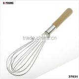 37031 Stainless Steel Whisk With Wooden Handle thumbnail-1
