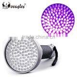 Wholesale 100 LED UV Flashlight 5W High Power UV Black Light 395nm-400nm Purple uv Flashlight Torch thumbnail-1