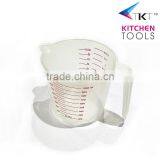 Cheap PP Plastic 1000ML/500ML/250ML Kitchen Measuring Cup, Plastic Measuring Cup thumbnail-2