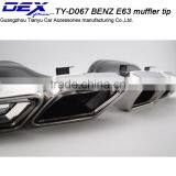 DEX TianYu Hot Sale Car Accessories Tuning B-enz Amg E63 Exhaust Muffler Tip thumbnail-3
