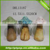 Small Ceramic Mushroom for Garden Ornament thumbnail-1