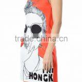Digital Print High Quality Woman Dress New Design Holiday Dress thumbnail-3