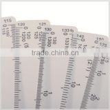 Shanghai Kearing Plastic Fan Shaped Scale Ruler Packing With One Set Of 5PCS For Architectural