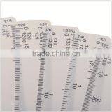 Kearing 5pcs as a Set Transplant Flexible Transplant Plastic Fan Shaped Scale Ruler for Engineering Design#8500-5 thumbnail-3