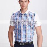 Egyptian Cotton Plaid Men Shirt SHL106 thumbnail-1