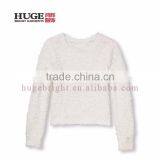 Casual Wearing Long Sleeve Pullover Sweater Girl thumbnail-1
