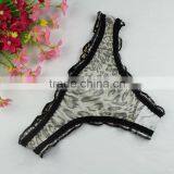 Stock Amazing New Leopard Sey Panties Women Low Waist Cotton Thongs and G Strings Underwear Ladies Summer Style Underpants Brief thumbnail-3