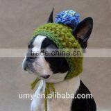Ponpon Muffler Knit Pet Clothes For Dog Hat Dog Product thumbnail-3