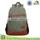 2014 Wholesale Custom Canvas Waterproof Backpack Travelling Sport Backpack thumbnail-3