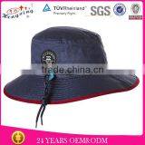 High Quality Plain Cotton Fishing Men Bucket Hat+string thumbnail-1