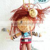 Handmade Keychains Keyrings Voodoo Doll String Accessories bag Gifts