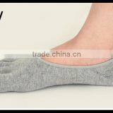 Pure Cotton Invisible Fingers Socks Male Cotton Toe Sock thumbnail-3