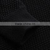 2017 Popular Black no Patten Simple Cool Men's Cardigan Sweater With Zipper thumbnail-6