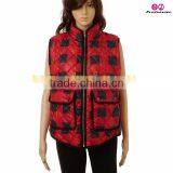 FACTORY Wholesale Quilted Buffalo Vest thumbnail-4