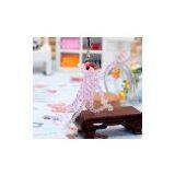 3d Beaded Pink Panther Crystal Animal Blueberry Mobile Phone Charm thumbnail-1