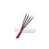Red FPLR 18 AWG Fire Alarm System Cables With PVC Insulation Riser thumbnail-1