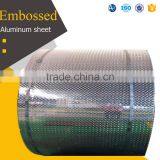 Non-slip Diamond Orange Pell Ribbed Decorative Pattern Embossed Aluminum Sheet thumbnail-5