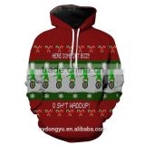 Chrismtas frog riding unisex 3D red sweatshirts/blue na plus size 3d hoodies/ fashioable 3d Christmas hoodies jacket