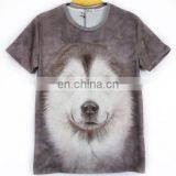 Mens Summer Clothing 3D Animal Print Round Top T-Shirt Graphic Casual Tee Blouse thumbnail-3