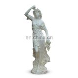 Big size white Mary statue for hotel lobby decoration