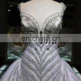 1A756 Princess Heavy Beading Luxury Shining Wedding Gown Evening Dress 2016 thumbnail-3