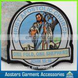 Customize High Quality Overlock Woven Badge for Clothing thumbnail-2