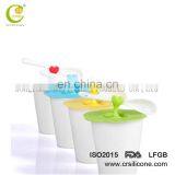 Eco-friendly Safe Fruit Design Rubber Silicone Cup Lids Cover thumbnail-6