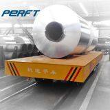 30 ton battery powered carbon steel coil transfer trolley for coils transportation on rails