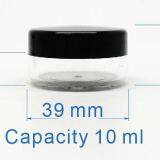 China Manufacturer Minn 10g Clear Plastic Pet Cosmetic Cream Jar thumbnail-2
