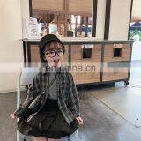 6886 Parent-child Shirt Baby Girl Long Sleeve Fashion Shirt Retro Plaid Blouse thumbnail-5