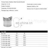 SUS Fixed Glass Mounted Stair Handrail Railing Support Bracket thumbnail-6