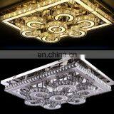 Stainless Steel LED Crystal Lamp, Modern Simple Living Room, Bedroom Ceiling Lamp thumbnail-2