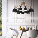 Luxury Contemporary Hotel Black Metal Chandelier Pendant Lights thumbnail-6