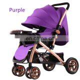 China Factory Hot Sale Baby Stroller Lightweight Foldable Infant Pram Multifunction Pushchair thumbnail-3
