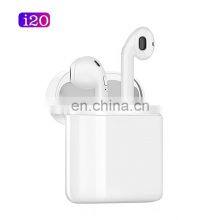 I20 New Trending Tws 5.0 Headphones Wireless Mini Noise Cancelling Stereo Earphones In-ear Headset With Charging Box