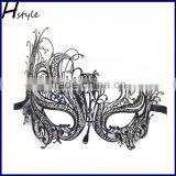 Top Quality Venetian Party Masks Masquerade Ostrich Feather Masks For Women SCM0037 thumbnail-2