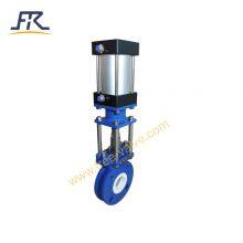 2 Inch Pneumatic Ceramic Lined Knife Gate Valve thumbnail-3