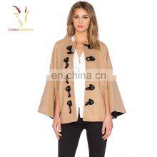 Fashion Woven Wholesale Merino Wool Poncho For Lady