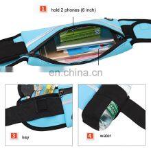 2021 Fashion Waist Pack Men Women Waterproof Phone Belt Nylon Casual Small Bag For Traveling Running Sport Belly Bags thumbnail-2