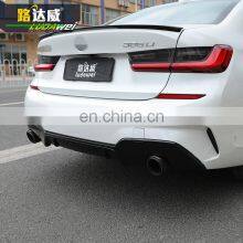 M Sport For Bmw G20 3 Series Tuning Mp Style Glossy Black Spoiler Rear Lip Rear Diffuser thumbnail-4