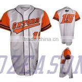 100% Polyester Dri Fit Sleeveless Baseball Jersey Pattern Baseball Jersey Buttons Shirt thumbnail-2